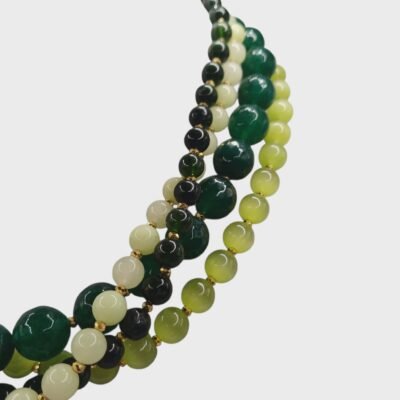 Collana con le pietre naturali -modello Saragozza