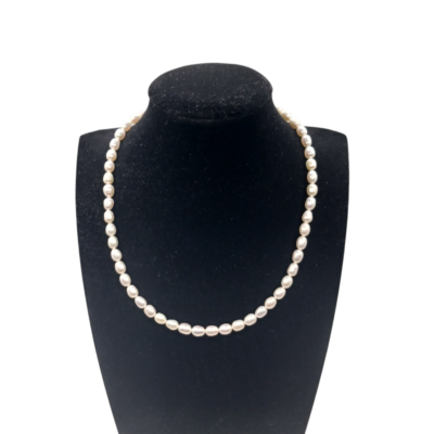 Collana con le perle d'acqua dolce-modello Tiziana