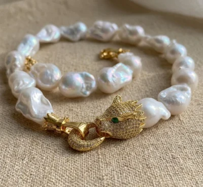 Collana Grandi Perle Scaramazze Mod Afrodite