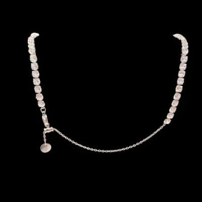 Collana Girocollo Tennis con Cristalli