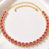 Collana Tennis con Zirconi