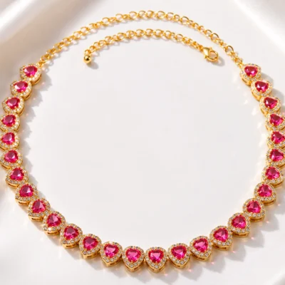 Collana Tennis con Zirconi