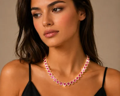 Collana Tennis con Zirconi