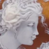 Cammeo Artigianale Oro e Conchiglia Sardonica | Torre del Greco