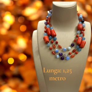Collana Multistrato Artigianale "Aurora Boreale"