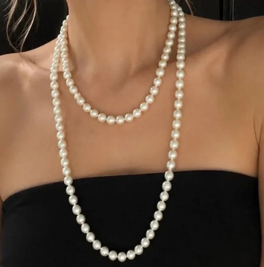 Collana Chanel con le perle coltivate