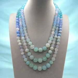 Collana con agate naturali